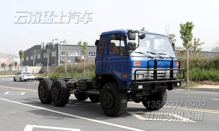 東風六驅(qū),特種車底盤,加強型越野底盤,EQ2102GJ,10噸卡車底盤,6*6底盤配置