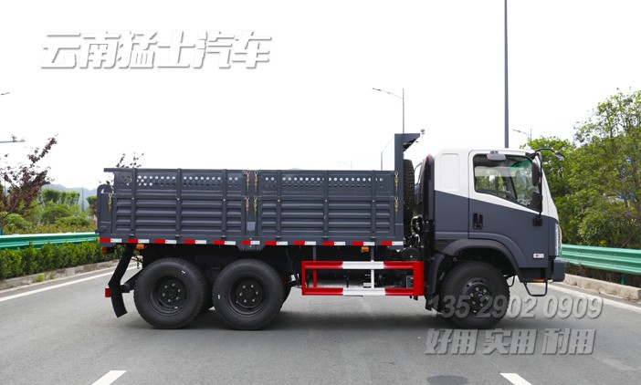 5噸自卸貨車,6*6越野自卸汽車,東風山貓,自卸卡車出口,六驅輕型卡車,新款自卸