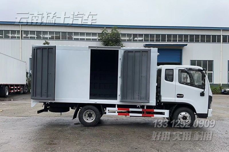 東風(fēng)輕卡,輕便廂式車(chē),輕卡改裝,蔬菜肉類(lèi)生鮮食品運(yùn)輸車(chē)