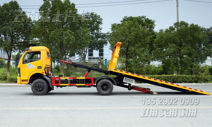 3噸清障車,一拖二清障車,轎車拖運(yùn),故障車清理,應(yīng)急搶修車,半落地直板清障車,救援車廠家